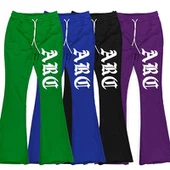 Fleece joggers s 3D puff printom